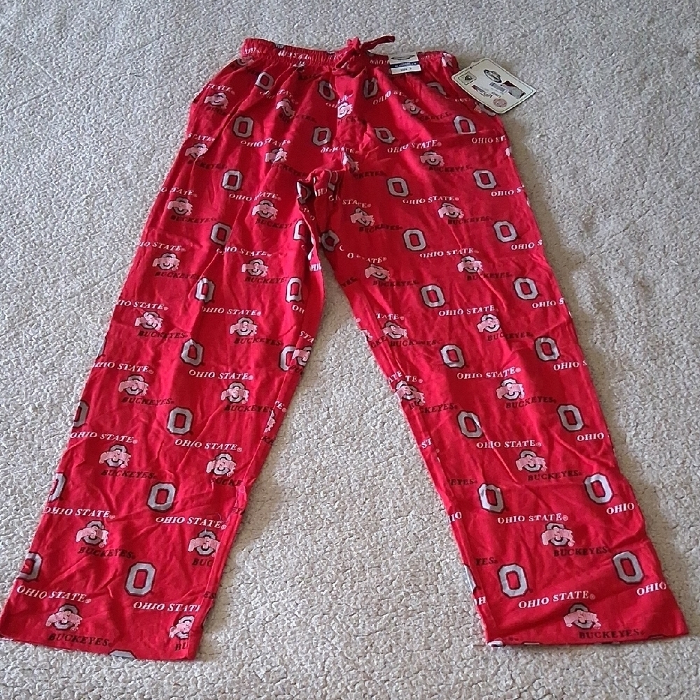 New Ohio State Buckeyes Red Pajama Pants
